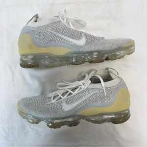 Nike Air Vapormax‎ 2021 Flyknit White/Grey Men’s Size 9